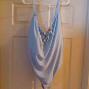 Baby blue bathing suit 3x